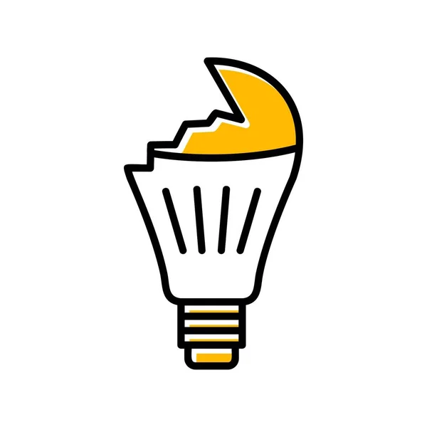 Light Bulb Creative Icons Desig — Stok Vektör