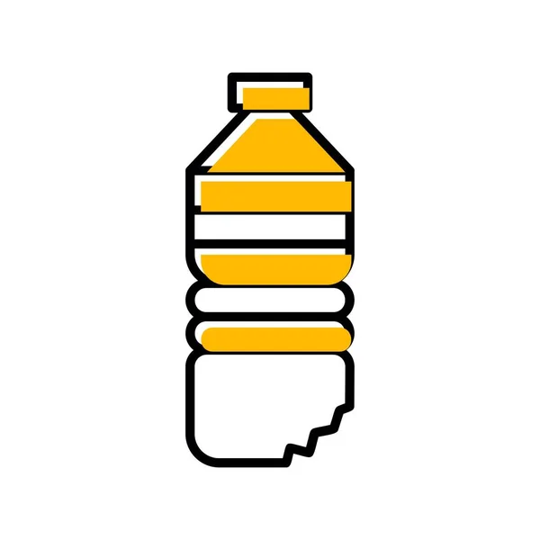Botella Agua Iconos Creativos Desig — Archivo Imágenes Vectoriales