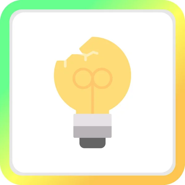 Light Bulb Creative Icons Desig — Wektor stockowy