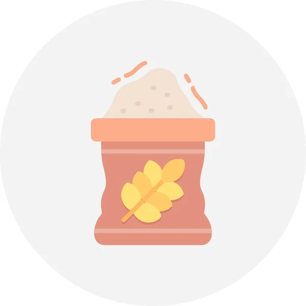Flour Creative Icons Desig — Stock Vector