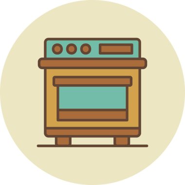 Oven Creative Icons Desig