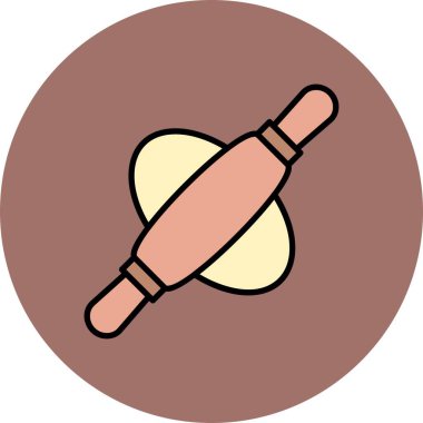 Rolling Pin Creative Icons Desig