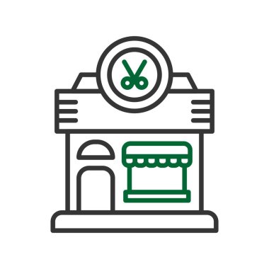 Kuaför Salonu Yaratıcı Simgeler Tasarımı