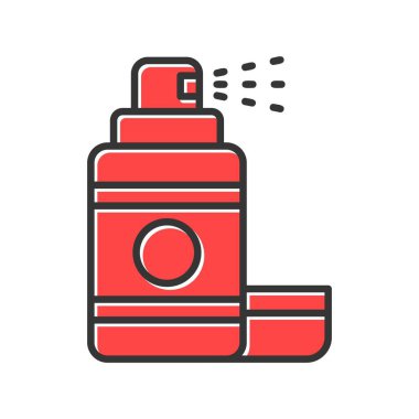  Saç spreyi Yaratıcı Simgeler Tasarımı