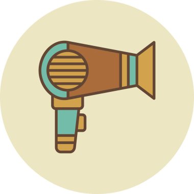 Hair Dryer Creative Icons Desig