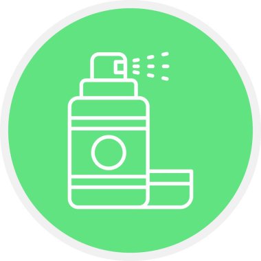  Saç spreyi Yaratıcı Simgeler Tasarımı