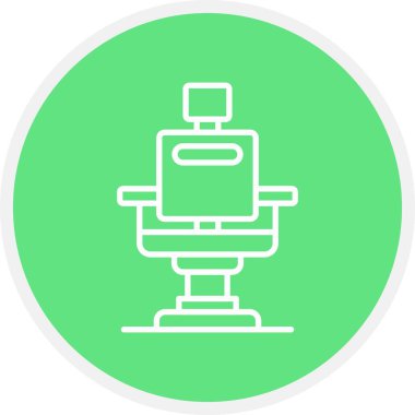 Berber Sandalyesi Yaratıcı Simgeler Tasarımı