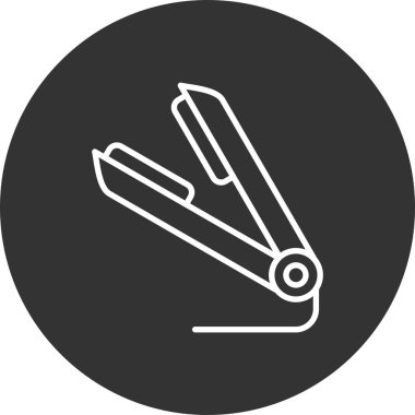 Hair Straightener Creative Icons Desig