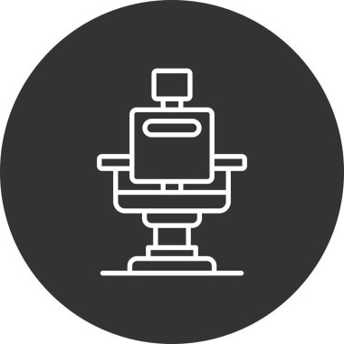 Berber Sandalyesi Yaratıcı Simgeler Tasarımı