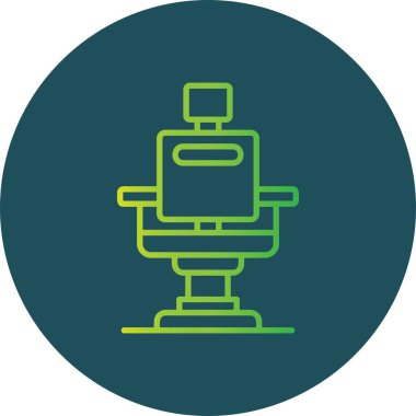 Berber Sandalyesi Yaratıcı Simgeler Tasarımı