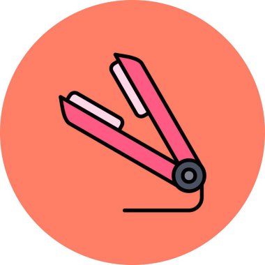 Hair Straightener Creative Icons Desig