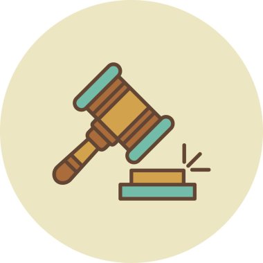  Gavel Yaratıcı Simgeler Tasarımı