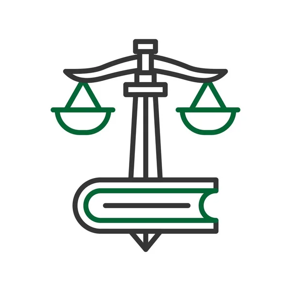 Law Creative Icons Desig — Stockvector