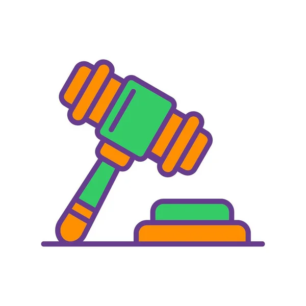 Law Creative Icons Desig — Stockvektor