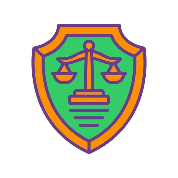 Justice Creative Icons Design — 图库矢量图片