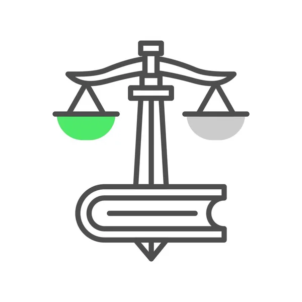 Law Creative Icons Desig — Vettoriale Stock