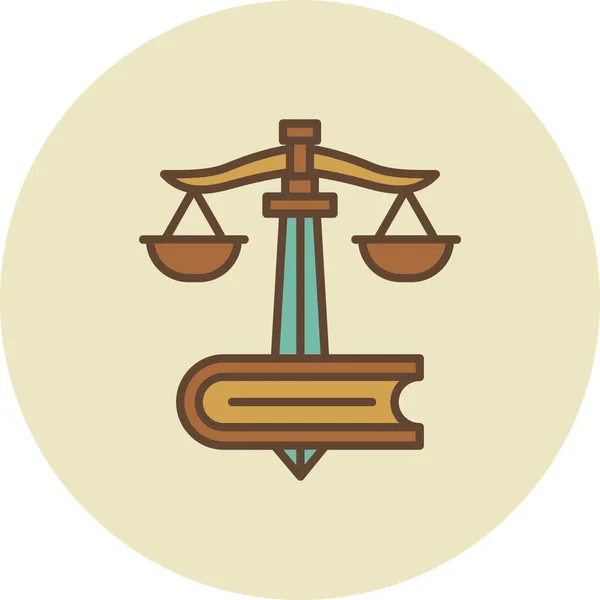 Law Creative Icons Desig — 图库矢量图片