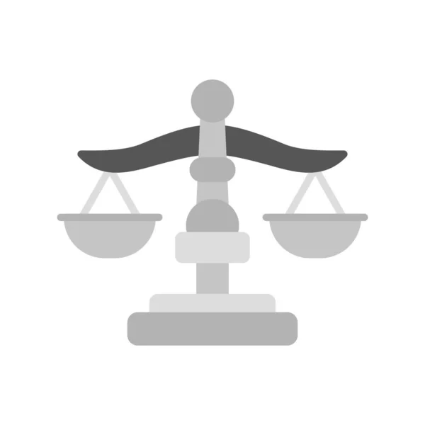 Justice Creative Icons Desig — Stock Vector