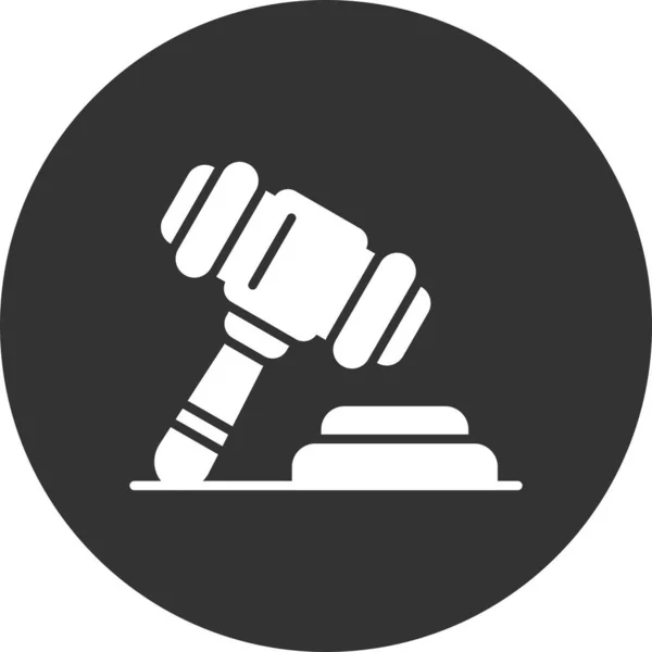 Law Creative Icons Desig — Stockvector