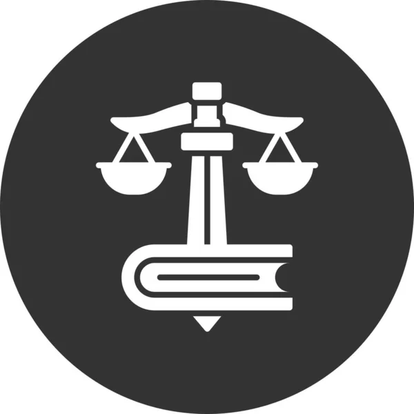 Law Creative Icons Desig — Image vectorielle