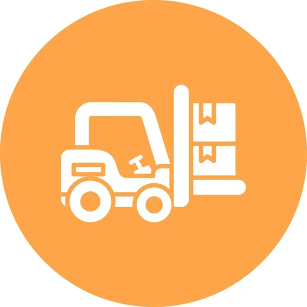 Forklift Creative Icons Desig — Stock Vector