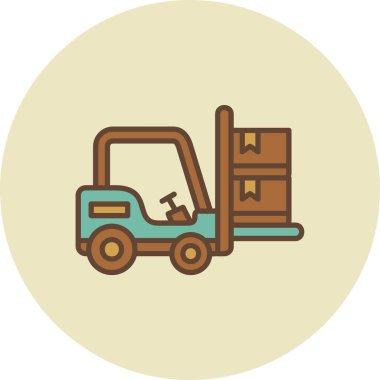 Forklift Creative Icons Desig