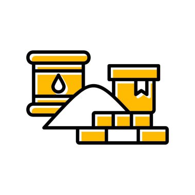 Ham Malzeme Yaratıcı Simgeler Tasarımı