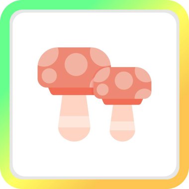 Mantar Yaratıcı Simgeler Tasarımı