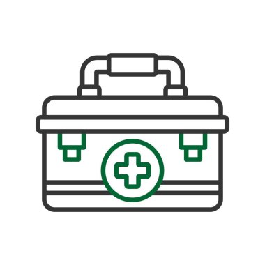 İlk Yardım Kiti Yaratıcı Simgeler Tasarımı