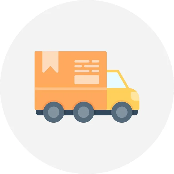 Delivery Truck Creative Icons Desig — Stockvektor