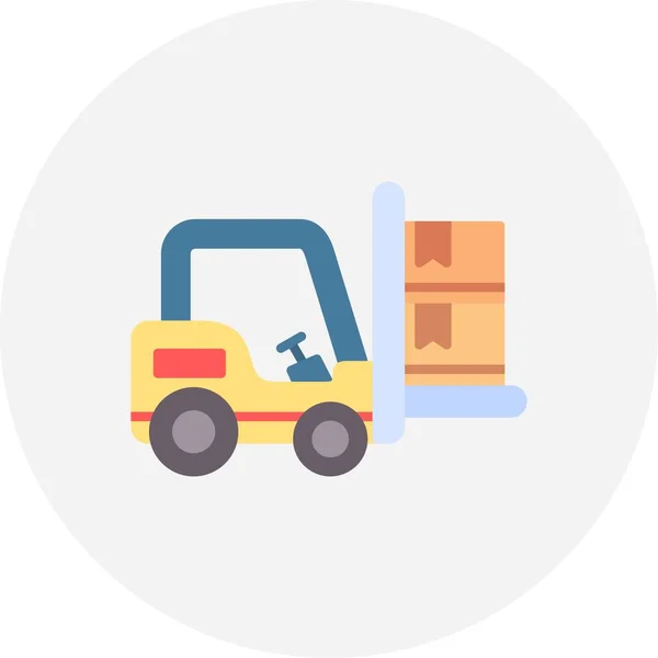 Forklift Creative Icons Desig — Stockvektor
