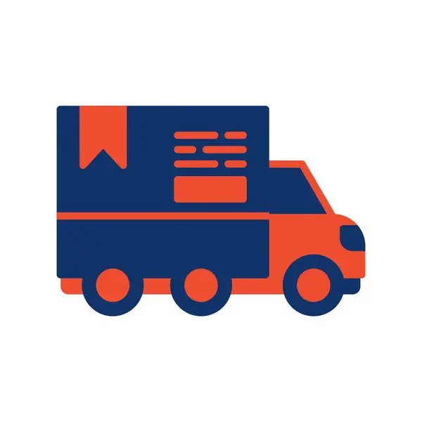 Delivery Truck Creative Icons Desig — Archivo Imágenes Vectoriales
