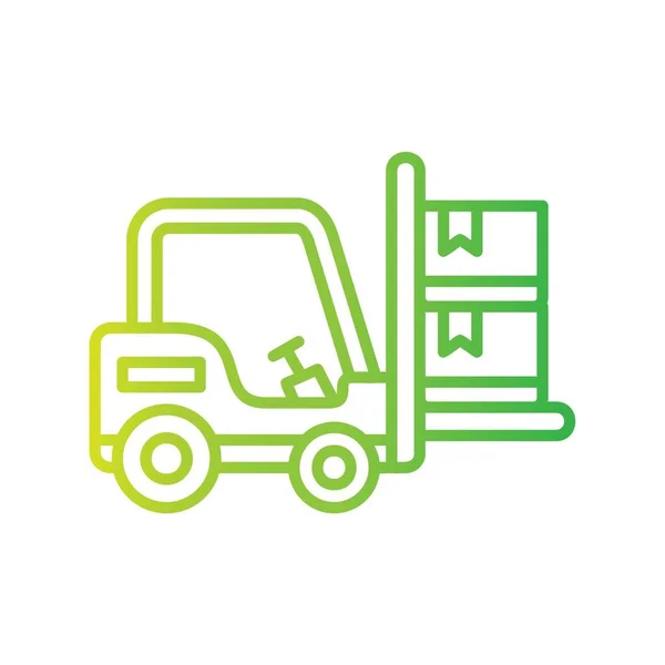 Forklift Creative Icons Desig — Wektor stockowy