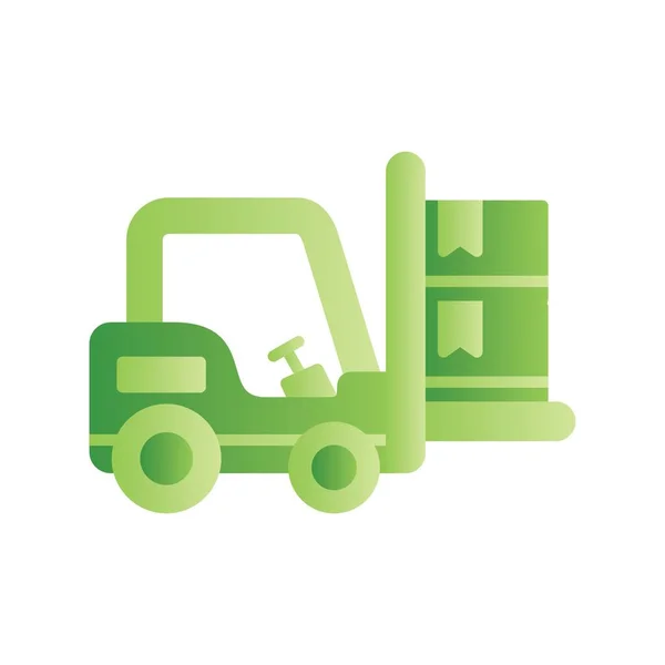 Forklift Creative Icons Desig — Vector de stock