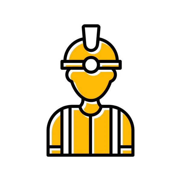 Worker Creative Icons Desig — Vector de stock