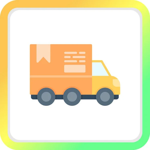 Delivery Truck Creative Icons Desig — ストックベクタ