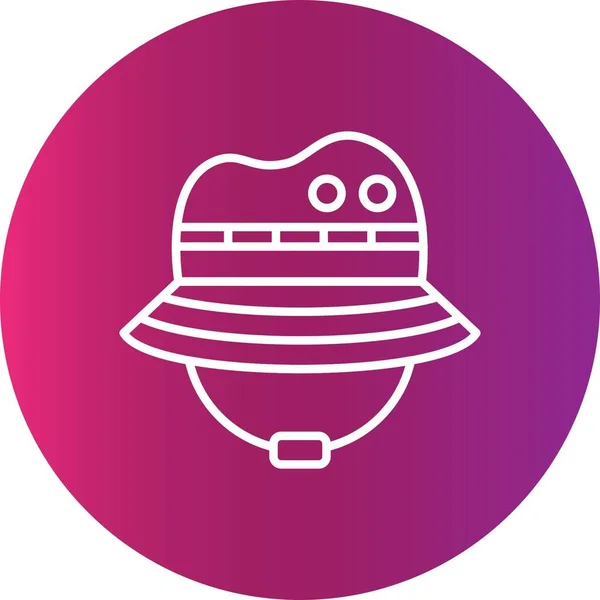 帽子のクリエイティブアイコンデザイン — ストックベクタ