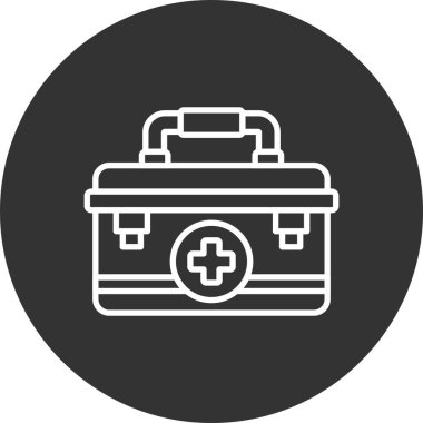 İlk Yardım Kiti Yaratıcı Simgeler Tasarımı