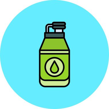 Su Şişesi Yaratıcı Simgeler Tasarımı