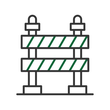 Yol Bariyeri Yaratıcı Simgeler Tasarımı