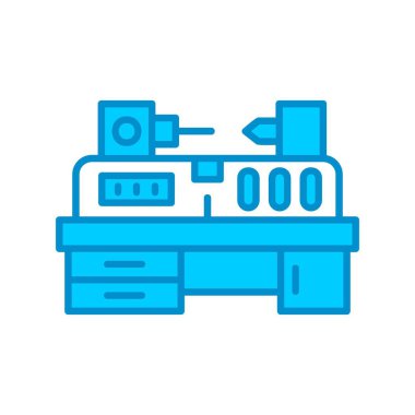 Torna Makinesi Yaratıcı Simgeler Tasarımı