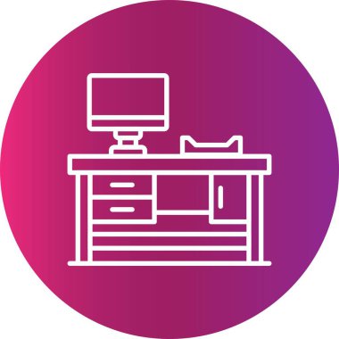 Çalışma Tablosu Yaratıcı Simgeler Tasarımı