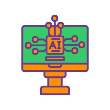  Artificial Intelligence Creative Icons Desig