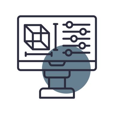 Simülasyon Yaratıcı Simgeler Tasarımı