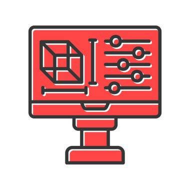 Simülasyon Yaratıcı Simgeler Tasarımı