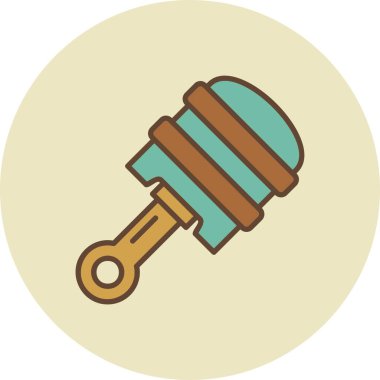 Piston Yaratıcı Simgeleri Desig