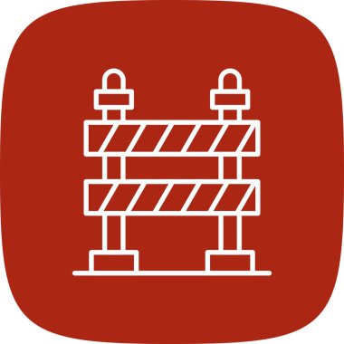 Yol Bariyeri Yaratıcı Simgeler Tasarımı