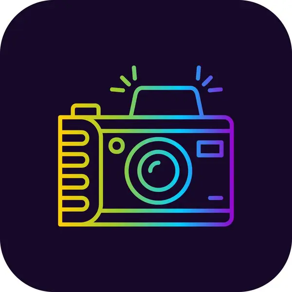Camera Creative Icons Desig — Stockvektor
