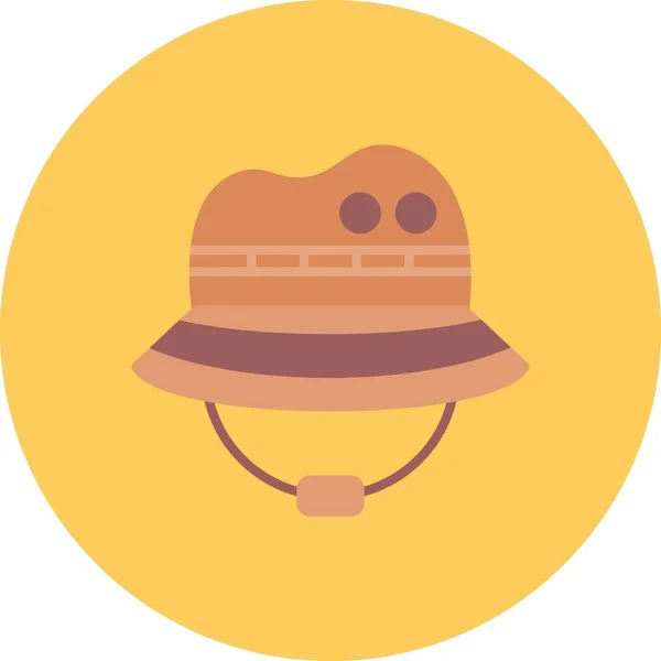 帽子のクリエイティブアイコンデザイン — ストックベクタ