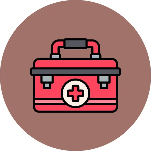 First Aid Kit Creative Icons Desig — Stock Vector